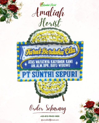Papan Bunga Duka di Tomulabutao Selatan