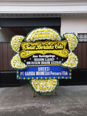 Papan Bunga Duka di Tomulabutao Selatan